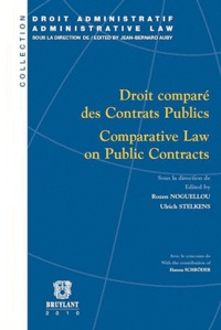 Jean-Bernard Auby - Droit comparé des Contrats Publics.