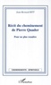 Jean-Bernard Ritt - Récit du cheminement de Pierre Quader - Pour ne plus renaître.