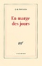 Jean-Bertrand Pontalis - En Marge Des Jours.