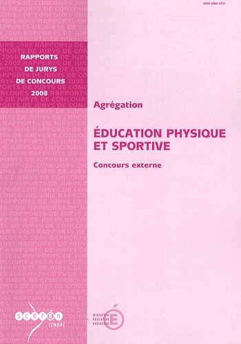 Jean Bertsch - Agrégation Education physique et sportive - Concours externe.