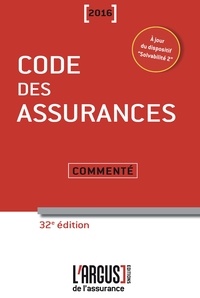 Jean Bigot - Code des assurances 2016 commenté.