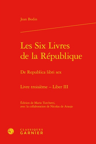 Les Six Livres de la République. Livre troisième