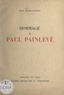 Jean Bourguignon et René Thomsen - Hommage à Paul Painlevé - Discours prononcés en 1935 et 1936, à l'occasion de la distribution des récompenses de la société pour l'instruction élémentaire, fondée en 1815 par Lazare Carnot et dont Paul Painlevé fut président de 1912 à 1933..