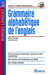 Grammaire alphabétique de l'anglais