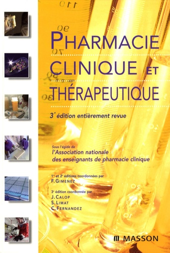 Jean Calop et Samuel Limat - Pharmacie clinique et thérapeutique.