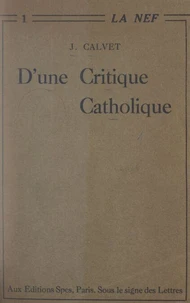 D'une critique catholique
