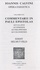 Commentarii in Pauli epistolas ad Galatas, ad Ephesios, ad Philippenses, ad Colossenses. Series II. Opera exegetica