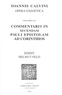 Jean Calvin - Opera exegetica - Volume 15, Commentarii in secundam Pauli epistolam ad Corinthios.