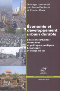 Jean Carassus et Bruno Duplessis - Economie et développement urbain durable.