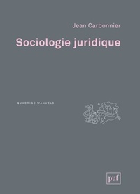 Jean Carbonnier - Sociologie juridique.