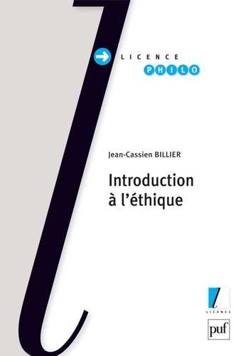 Jean-Cassien Billier - Introduction à l'éthique.