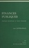 Finances Publiques. Politique Budgetaire Et Droit Financier