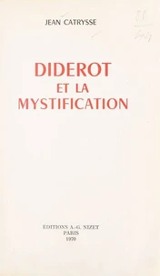 Diderot et la mystification