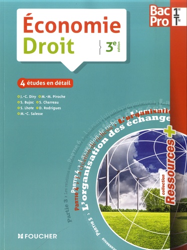 Jean-Charles Diry et Marie-Madeleine Piroche - Economie-Droit 1re Tle Bac Pro.