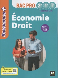 Jean-Charles Diry et Marie-Madeleine Piroche - Economie Droit 2de/1re/Tle Bac Pro - Modules 1 à 5.