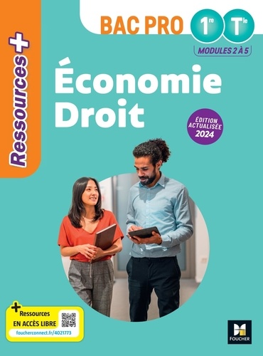Jean-Charles Diry et Marie-Madeleine Piroche - Economie Droit Bac Pro 1re Tle Ressources Plus - Livre élève.