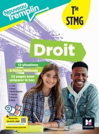 Jean-Charles Diry et Grégoire Arnaud - Nouveau Tremplin - DROIT - Tle STMG - Éd. 2024 - Livre élève.