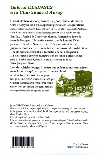 Gabriel Deshayes et la chartreuse d'Auray. 1808-2012