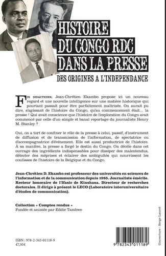 Histoire du Congo RDC dans la presse. Des origines à l'indépendance