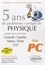 5 ans de problèmes corrigés de physique posés aux concours Centrale/Supélec/Mines/Ponts/CCP. 2007-2011 - Occasion