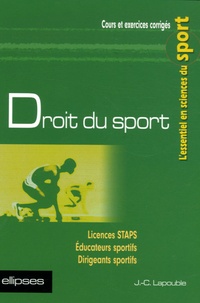 Jean-Christophe Lapouble - Droit du sport.