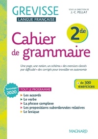 Jean-Christophe Pellat - Cahier de grammaire 2de.