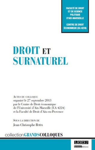 Jean-Christophe Roda - Droit et surnaturel.