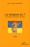 Jean-Claude Canquery - La dictature du 7 - En musique, physique et mystique.