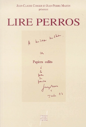 Jean-Claude Corger et Jean-Pierre Martin - Lire Perros.