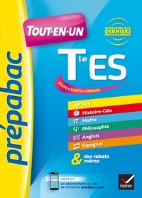 Téléchargement gratuit d'ebook en espagnol Prepabac tout-en-un Tle ES (French Edition)  9782401029217