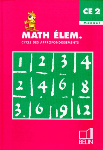 Jean-Claude Fatta et Gérard Champeyrache - Math Elem Ce2. Manuel.