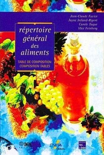 Jean-Claude Favier et Jayne Ireland-Ripert - Repertoire General Des Aliments.