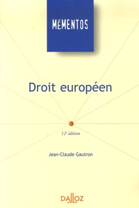 Checkpointfrance.fr Droit européen - Edition 2006 Image