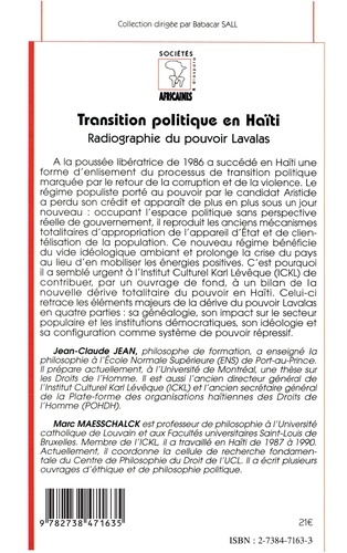 TRANSITION POLITIQUE EN HAITI.. Radiographie du pouvoir Lavalas