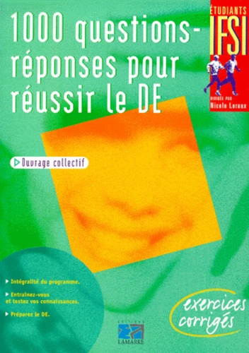 Jean-Claude Loraux - Evaluations en IFSI - 1 000 questions-réponses pour réussir le DE.