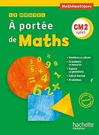 Epub livres anglais téléchargement gratuit Le nouvel A portée de maths CM2 RTF DJVU MOBI en francais