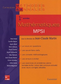 Jean-Claude Martin - Mathématiques 1re année MPSI.