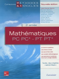 Jean-Claude Martin et Sylvain Damour - Mathématiques PC PC* - PT PT* 2e année.