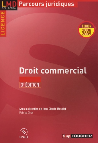 Jean-Claude Masclet - Droit commercial - 2008-2009.