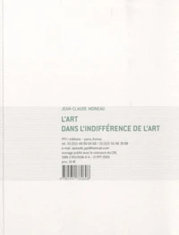 L'art dans l'indifférence de l'art
