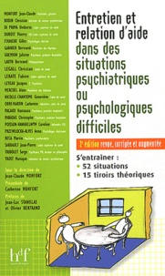 Jean-Claude Monfort - Entretien et relation d'aide dans des situations psychiatriques ou psychologiques difficiles.