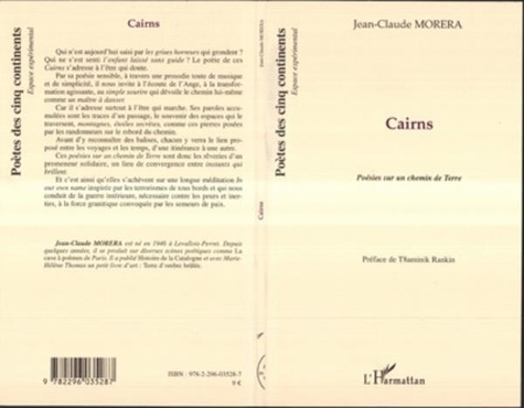 Jean-Claude Morera - Cairns - Poésies sur un chemin de Terre.