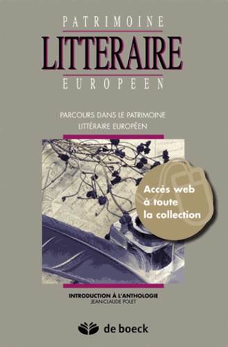 Jean-Claude Polet - Parcours patrimoine littéraire européen + Acces Web collection.