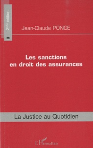 Jean-Claude Ponge - Les sanctions en droit des assurances.