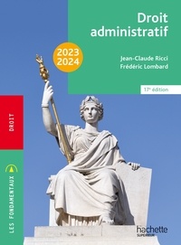 Jean-Claude Ricci et Frédéric Lombard - Fondamentaux  - Droit administratif 2023-2024 - Ebook epub.