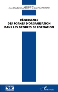Jean-Claude Sallaberry et Jean Vannereau - L'émergence des formes d'organisation dans les groupes de formation.