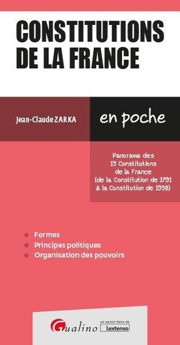 Constitutions de la France  Edition 2020-2021