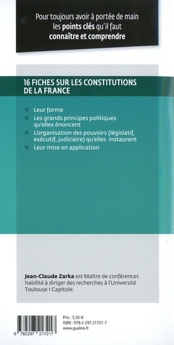 Constitutions de la France  Edition 2023