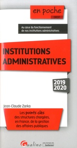 Téléchargement complet gratuit de Bookworm Institutions administratives in French par Jean-Claude Zarka 9782297074940 PDF CHM