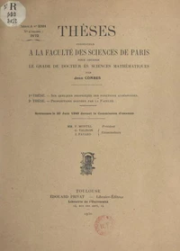 Sur quelques propriétés des fonctions algébroïdes